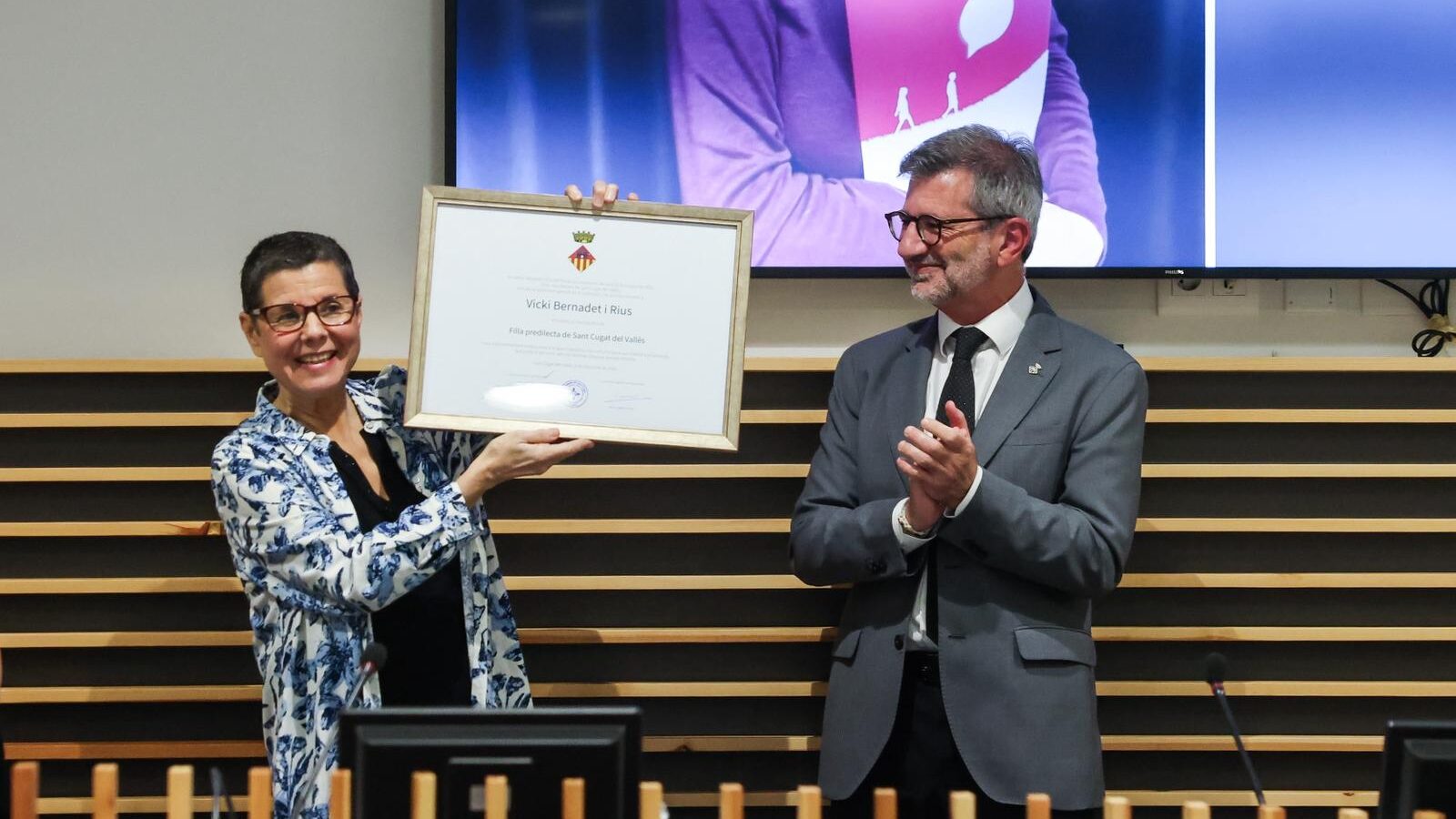 Vicki Bernadet, filla predilecta de Sant Cugat: del dolor personal a la lluita per la dignitat dels infants