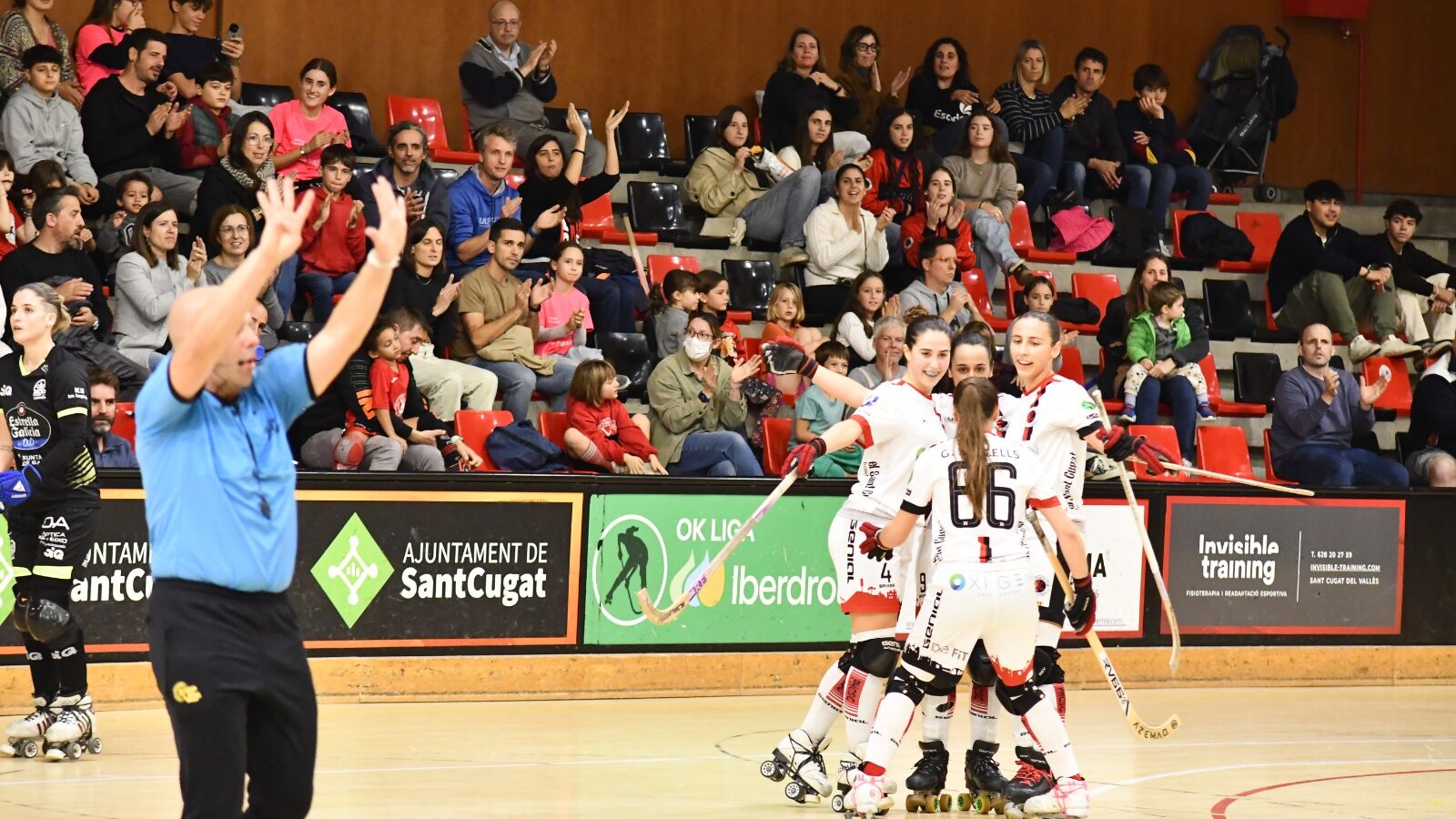 Primer triomf a Ok Lliga del femení de l'Oxígen Patí Hoquei