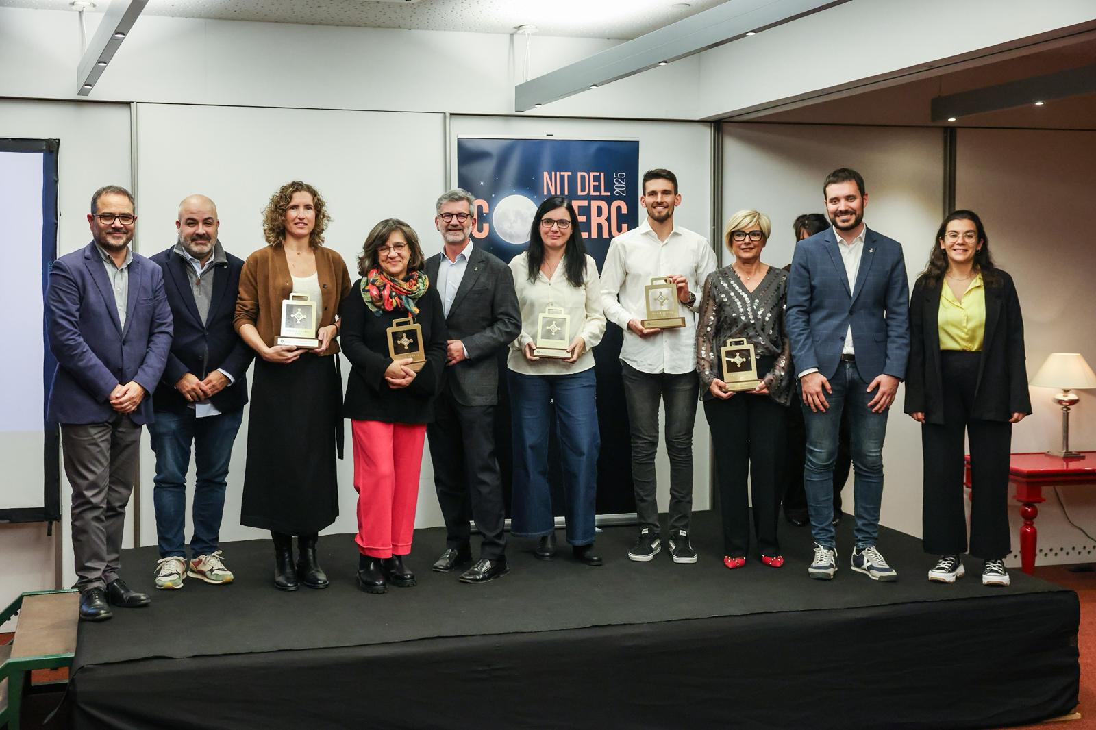 Sant Cugat premia el talent local, la trajectòria i la innovació a la primera Nit del Comerç