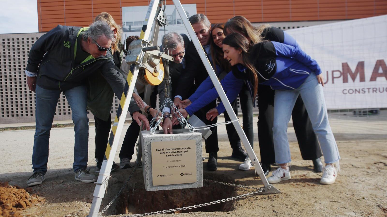 Comencen les obres del nou pavelló de gimnàstica de la Guinardera