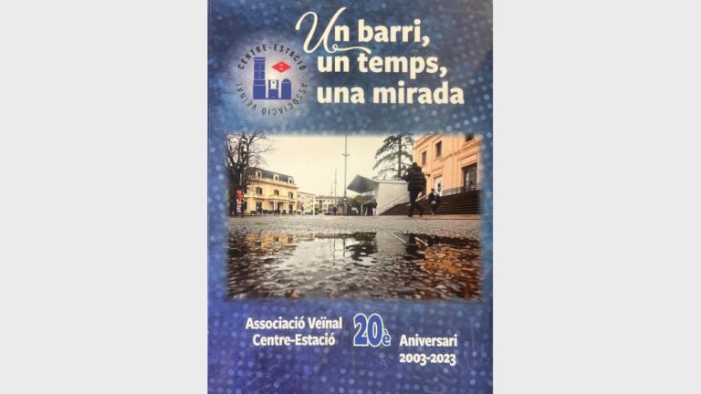 20è aniversari AV Centre-Estació: Presentació del llibre 'Un barri, un temps, una mirada' - Imatge destacada