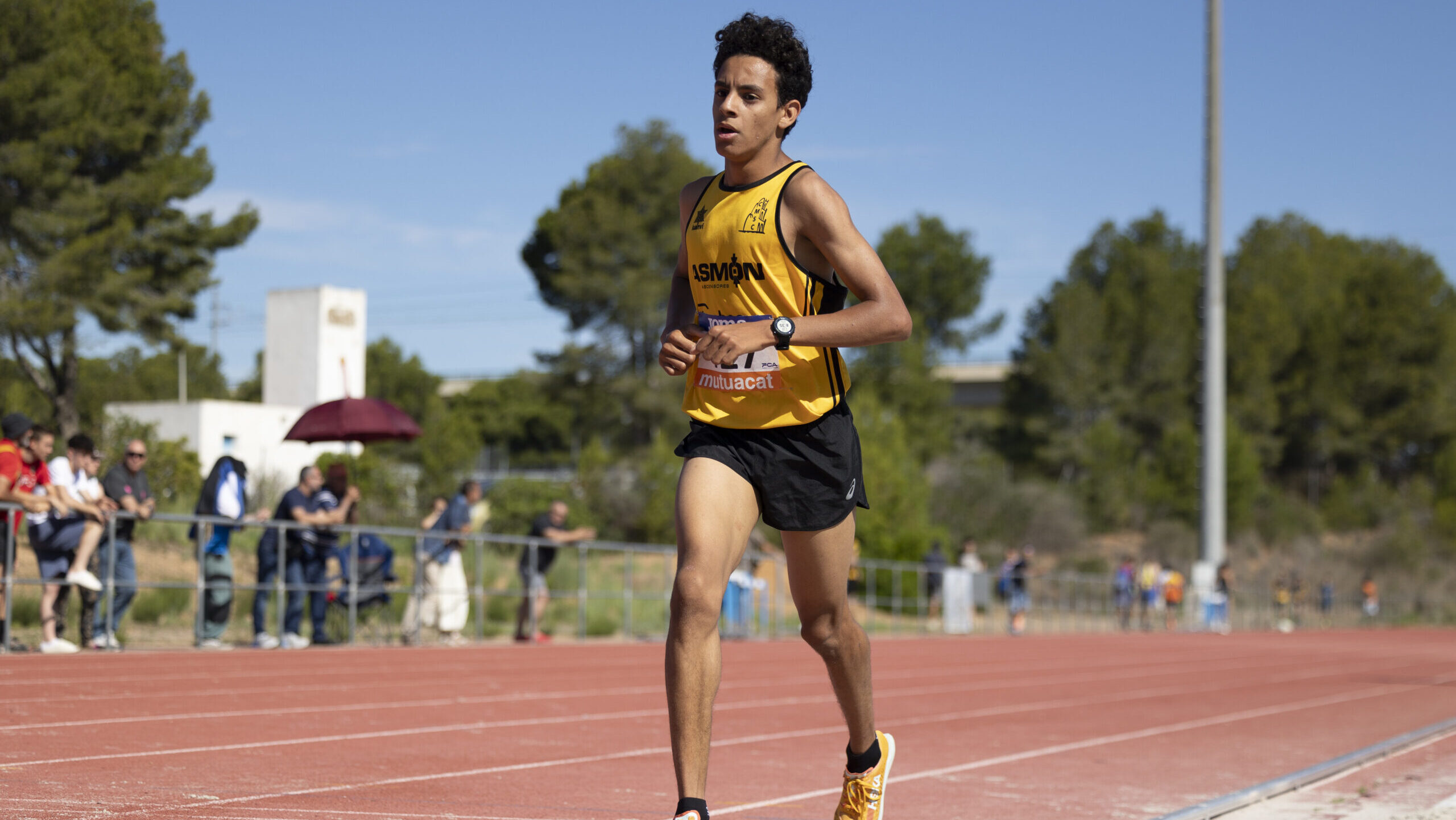 La secció d'atletisme del Muntanyenc, filial del Barça