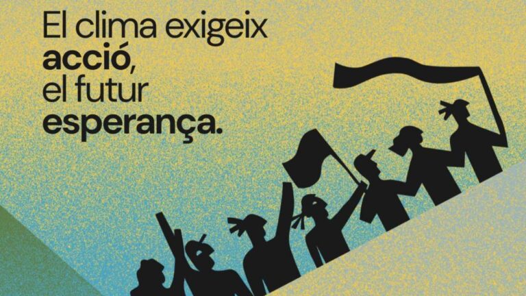 Mosaic i manifest: 'El clima exigeix acció, el futur esperança' - Imatge destacada