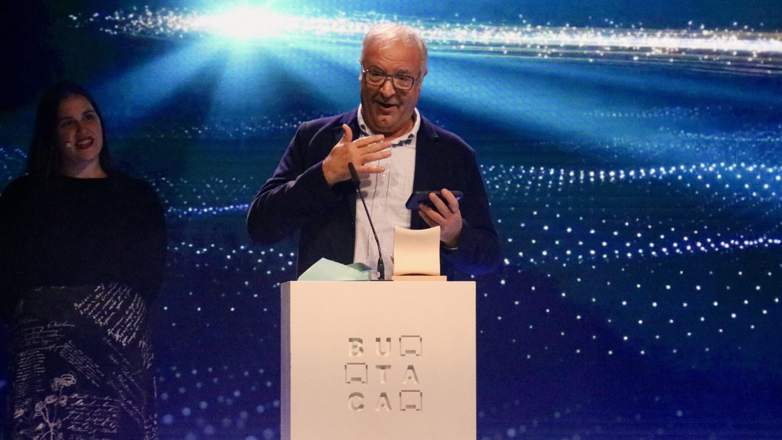 Els actors santcugatencs Jordi Bosch i Carles Martínez, guardonats als Premis Butaca