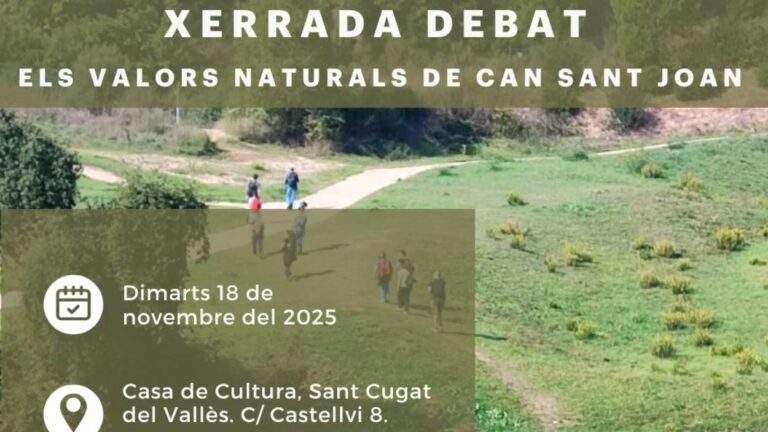 Xerrada-debat: 'Els valors naturals de Can Sant Joan' - Imatge destacada