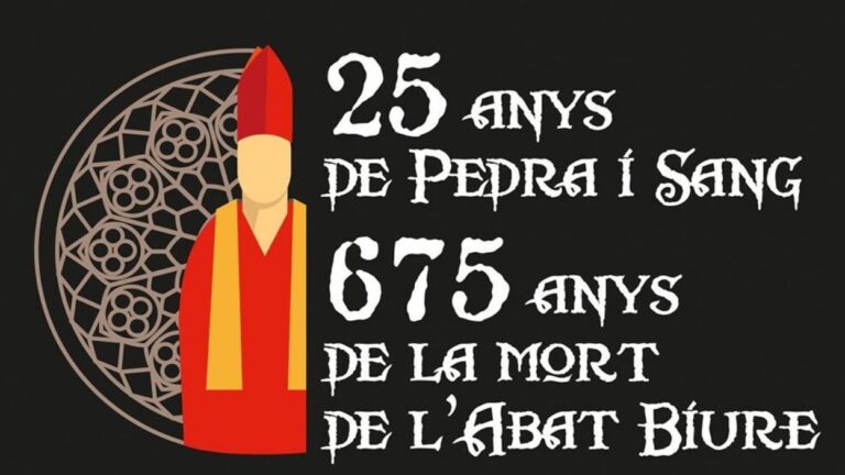 Exposició: ’25 anys de Pedra i Sang, 675 anys de la mort de l’abat Biure’ - Imatge destacada