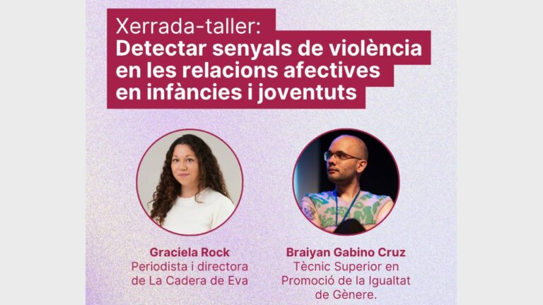 Xerrada-taller: 'Detectar els senyals de violència en les relacions afectives en infàncies i joventuts' - Imatge destacada