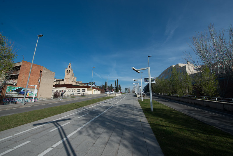 Un tram de Francesc Macià, tallat al trànsit durant tot el dissabte