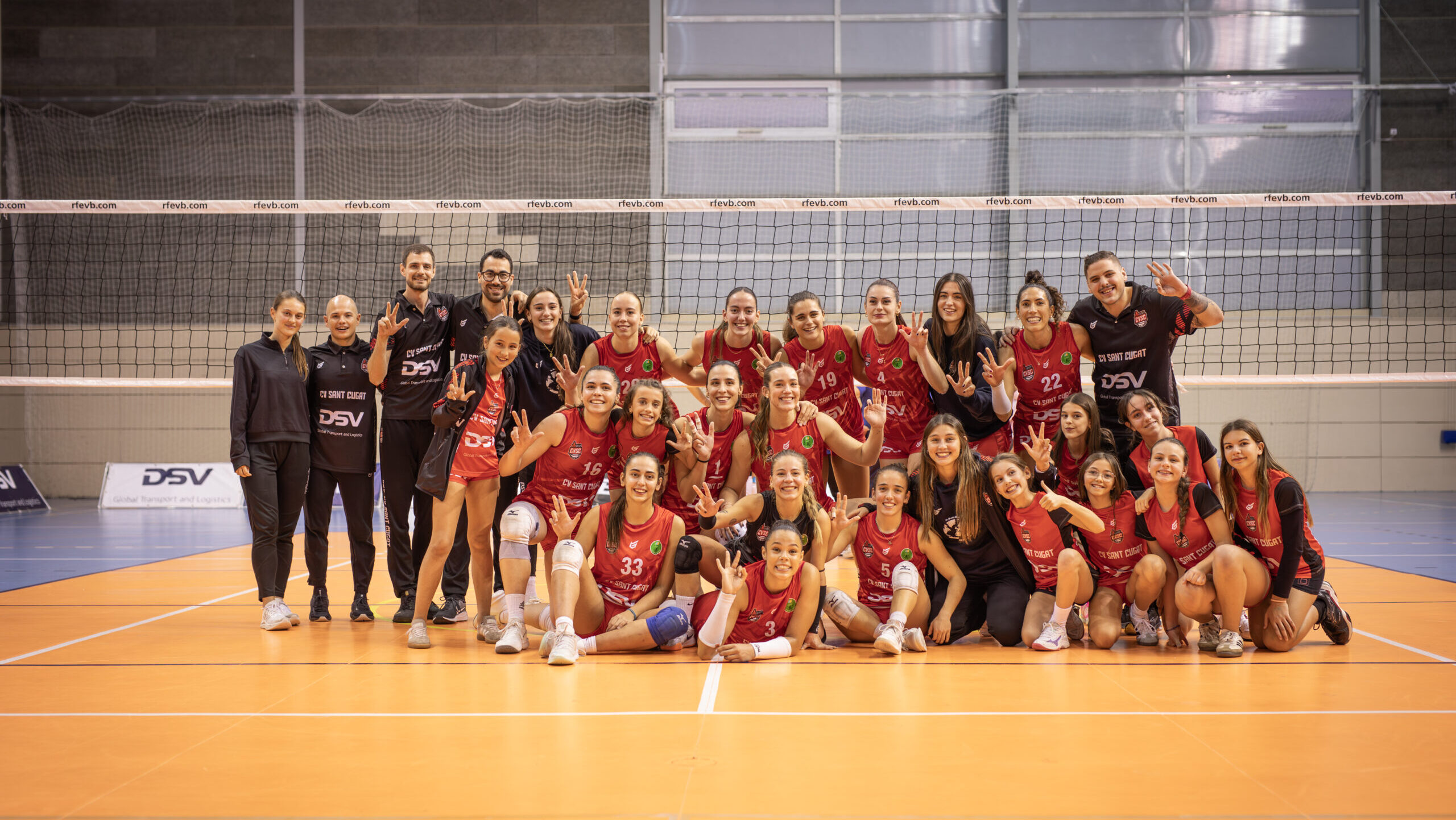 El DSV Volei Sant Cugat ja és segon després de superar el Kiele