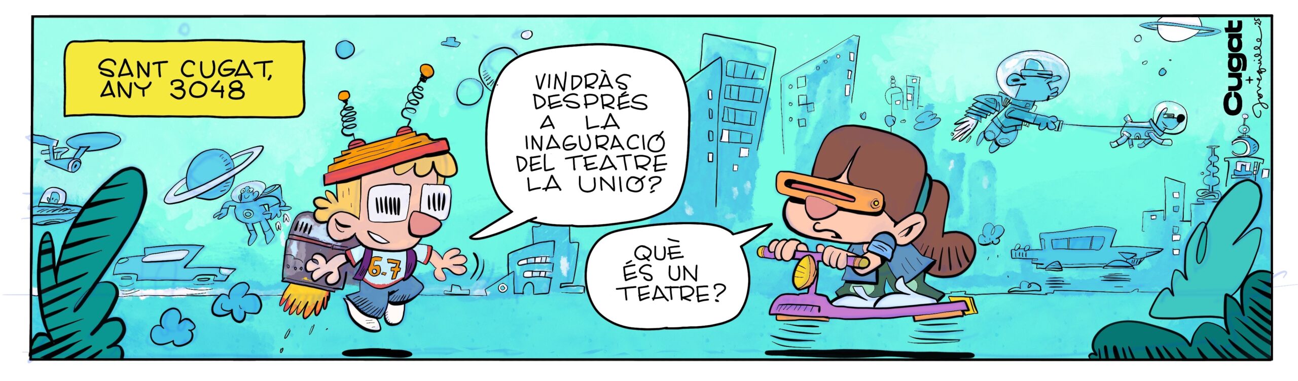 Tireta comica - El dia que obri la Unió...
