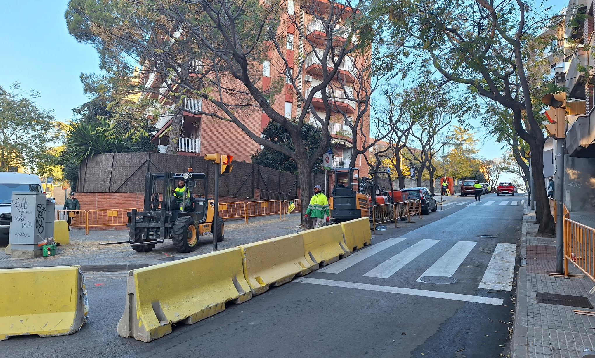 Comencen les obres per pacificar els carrers de l'entorn de l'escola Joan Maragall