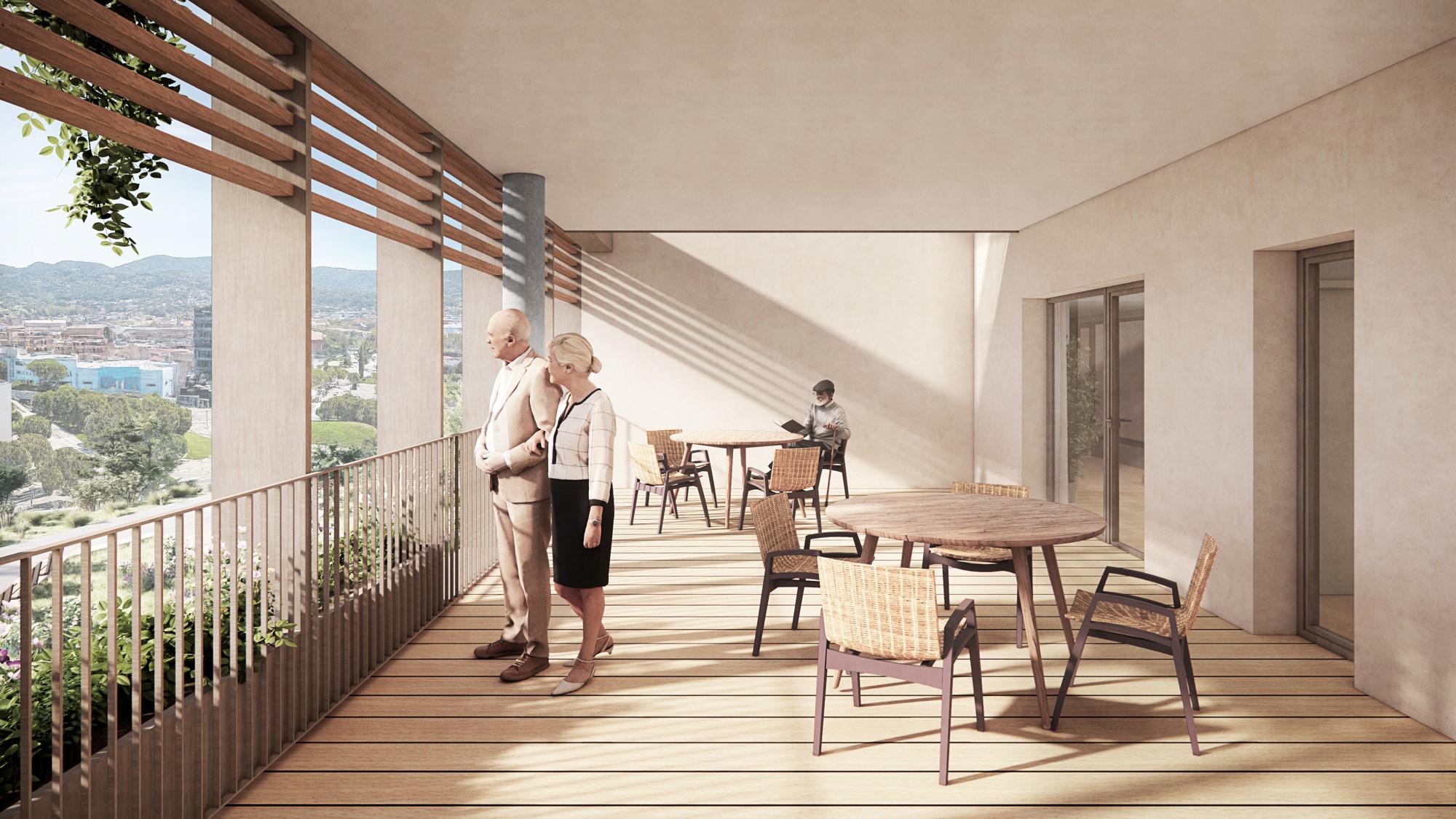 L'espai tindrà terrasses interiors