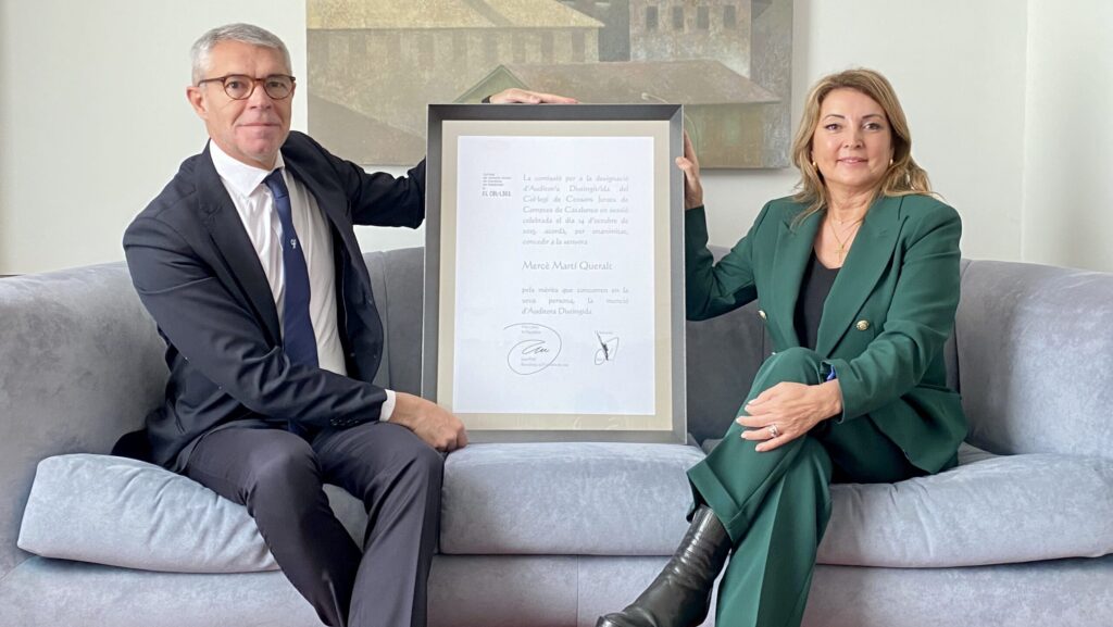 Alt: Mercè Martí (Auditora de l'Any): 