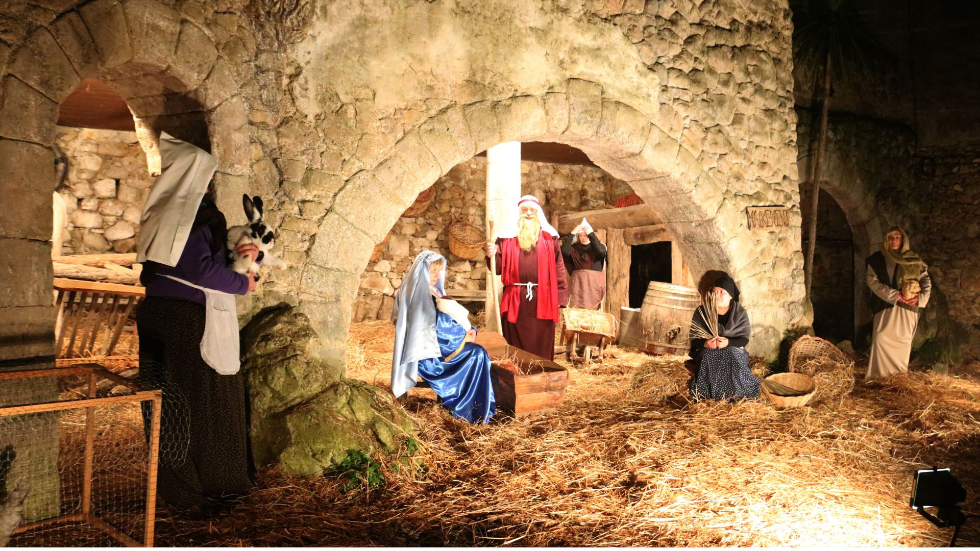 Cinc pessebres vivents a menys d'una hora de Sant Cugat per viure el Nadal en família