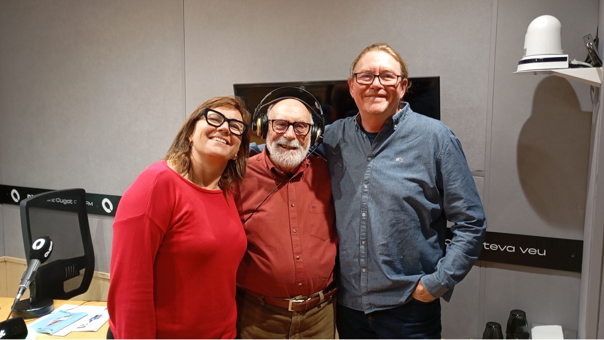 Maria Farriol i Gerald Fannon comenten la nova programació del Teatre-Auditori al 'Molta comèdia'