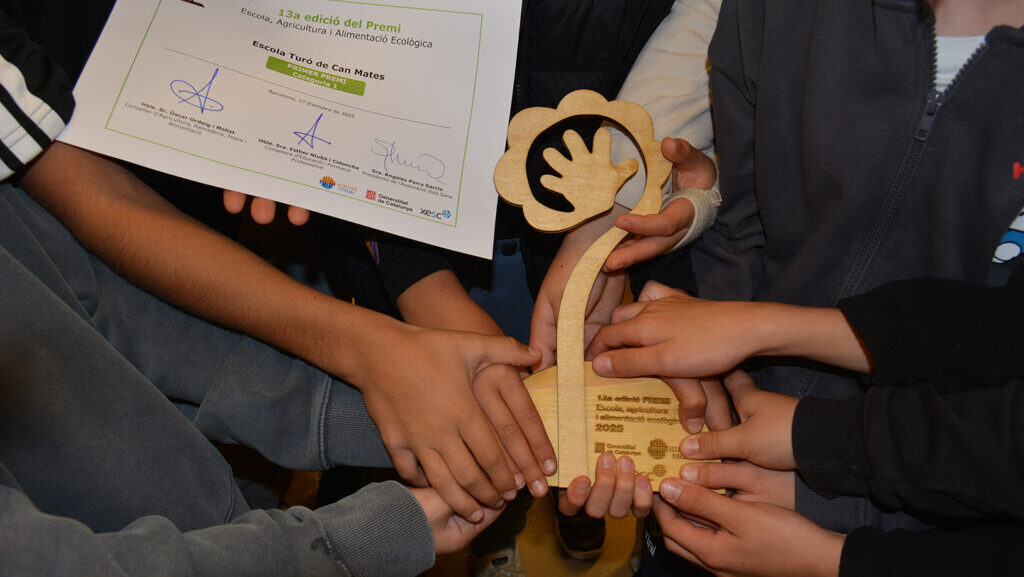 Reconeixement al projecte d’hort escolar de l’Escola Turó de Can Mates