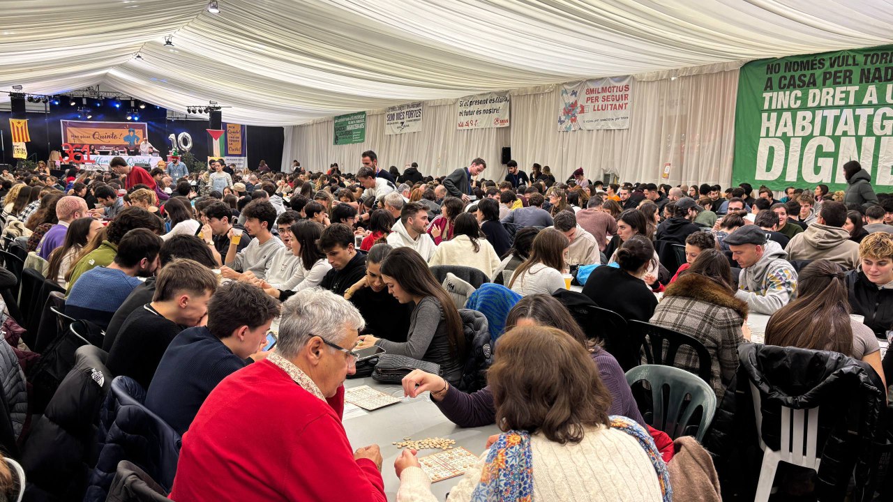 El Quinto de Sant Cugat, una gresca multitudinària que fa Nadal
