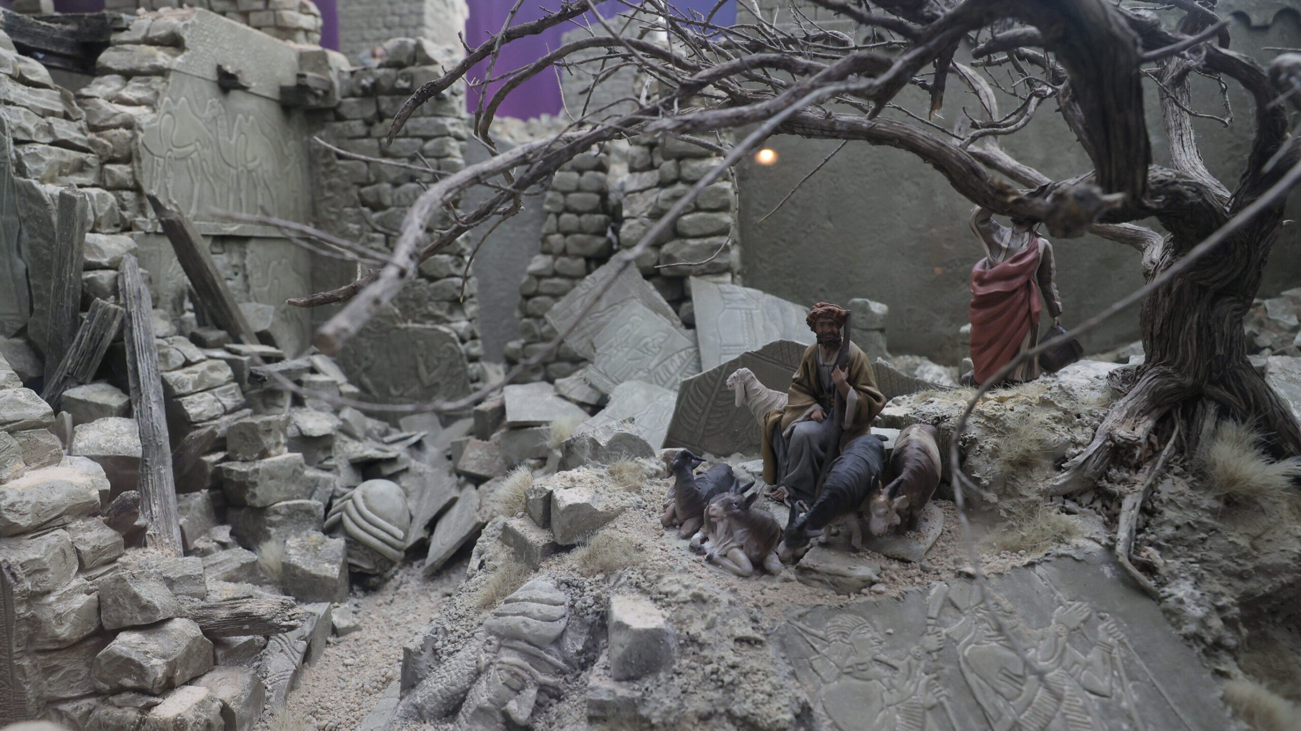 Pessebre d'Adrià Pros i Torres, guanyador de la categoria Artístic