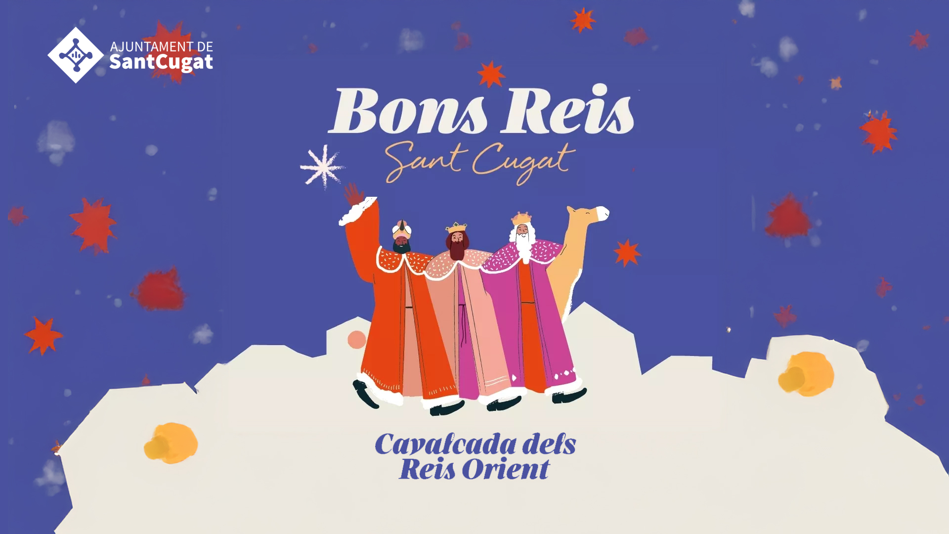Benvinguda de Sant Cugat als Reis d'Orient
