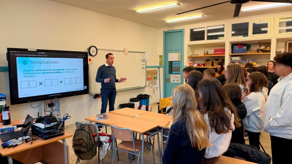 Alt: Aprendre mates és aprendre a pensar: la lliçó d'un expert internacional a Sant Cugat