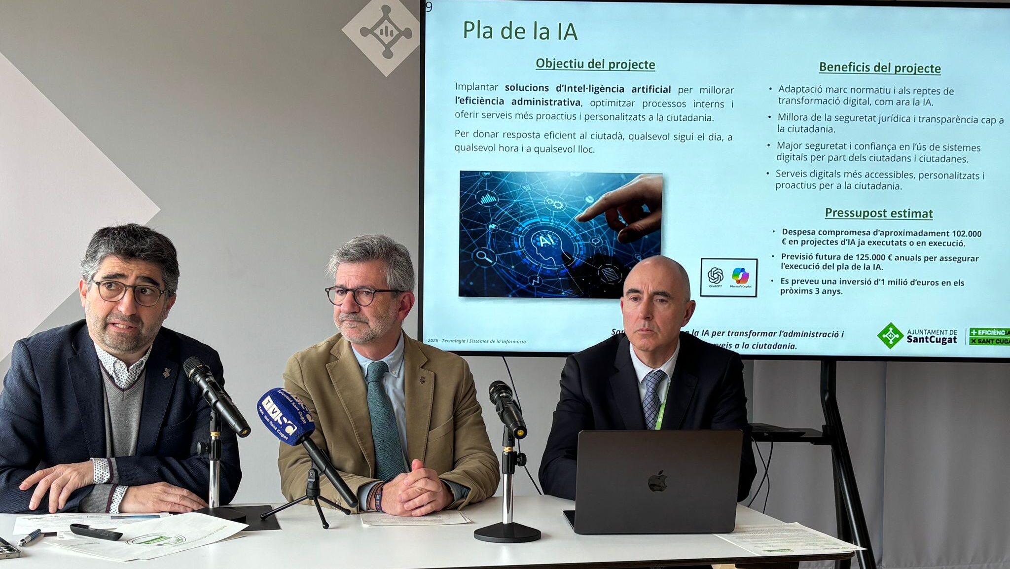 Neix la IA santcugatenca per millorar l'eficiència administrativa