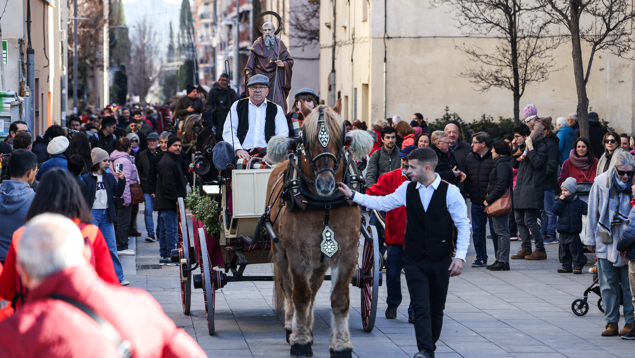 Sant Cugat torna a mirar al seu passat pagès amb la celebració de Sant Antoni Abat i la Passada dels Tres Tombs