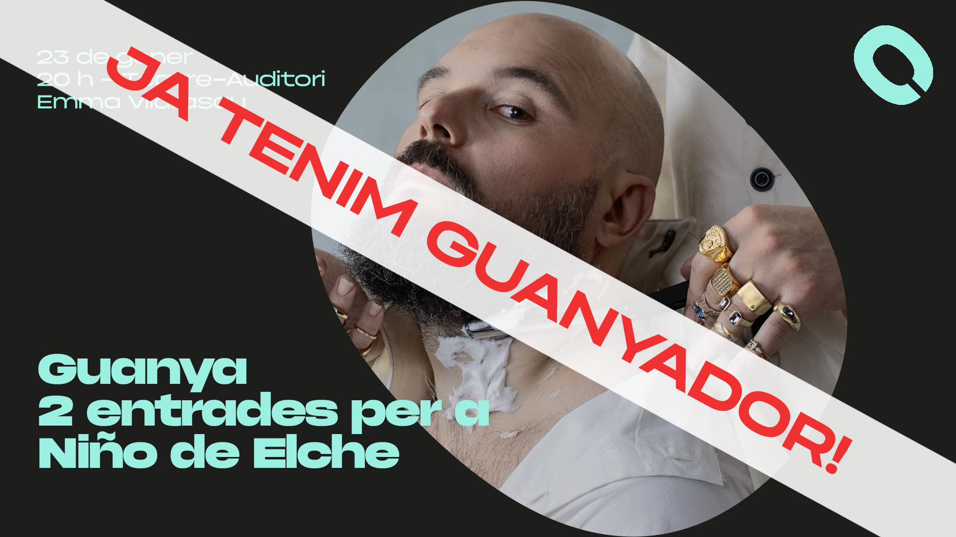 Descobreix si has guanyat les entrades per Niño de Elche