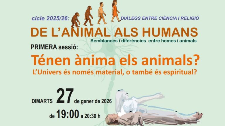 Diàlegs entre ciència i religió - cicle 2025/26: 'Tenen ànima els animals?' - Imatge destacada