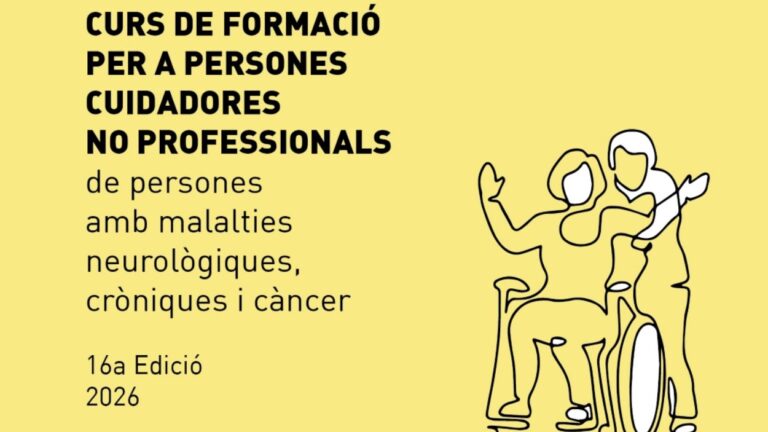 Curs de formació per a persones cuidadores no professionals de persones amb malalties neurològiques, cròniques i càncer [16 sessions] - Imatge destacada