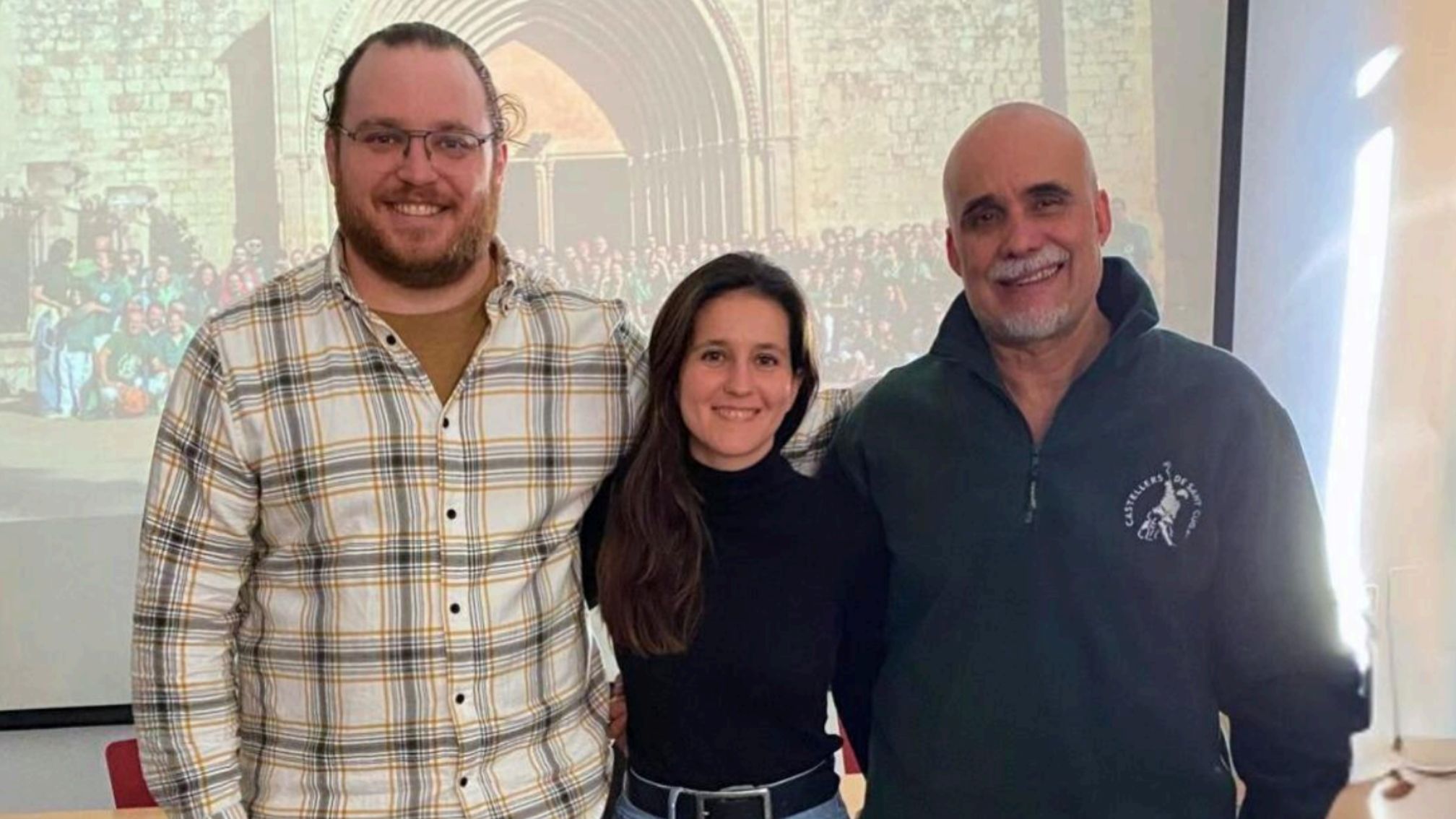 Marina Pons, primera dona cap de colla dels Castellers de Sant Cugat