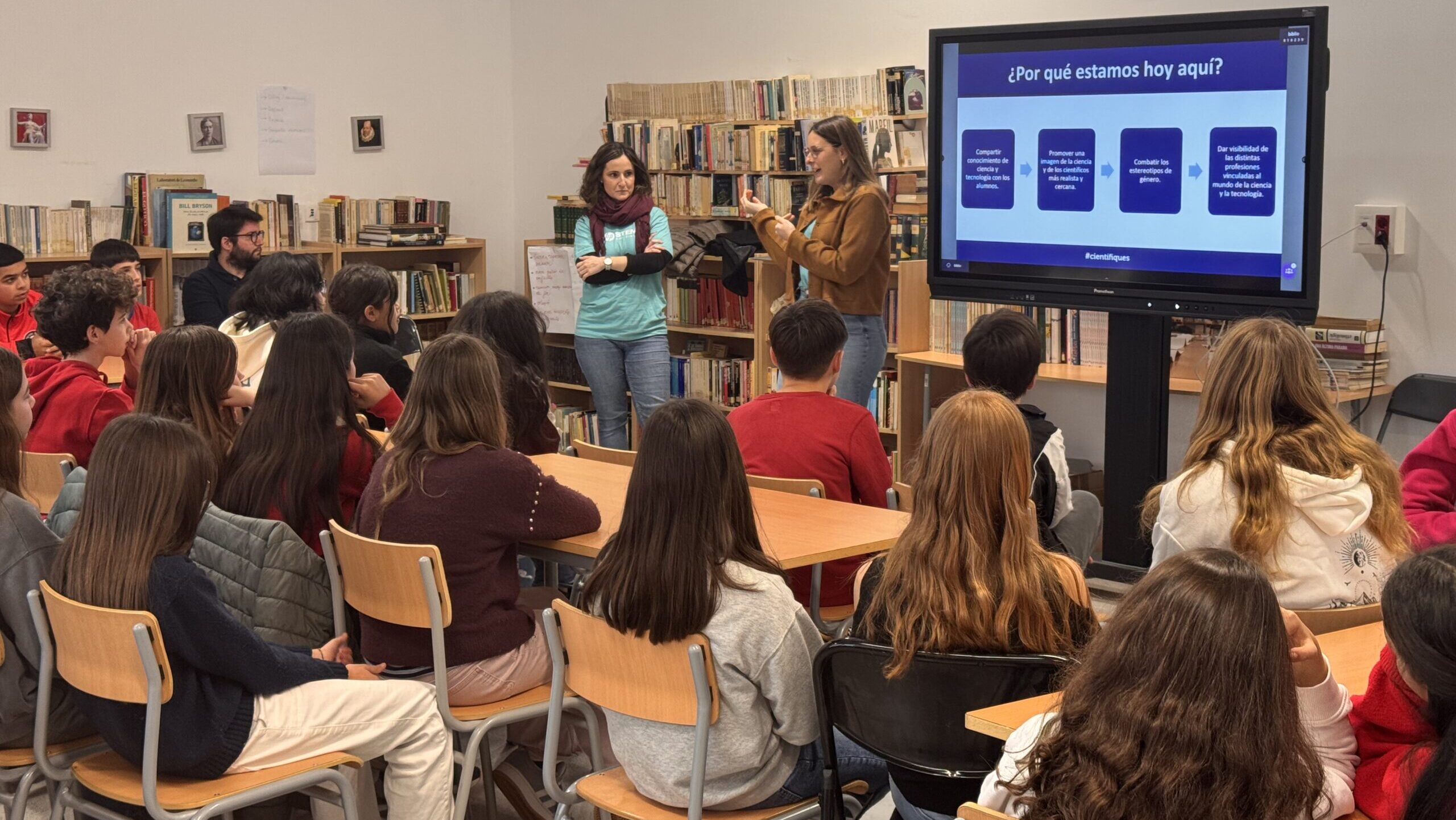 Inspirar avui les científiques de demà: el projecte que vol trencar estereotips des de les aules