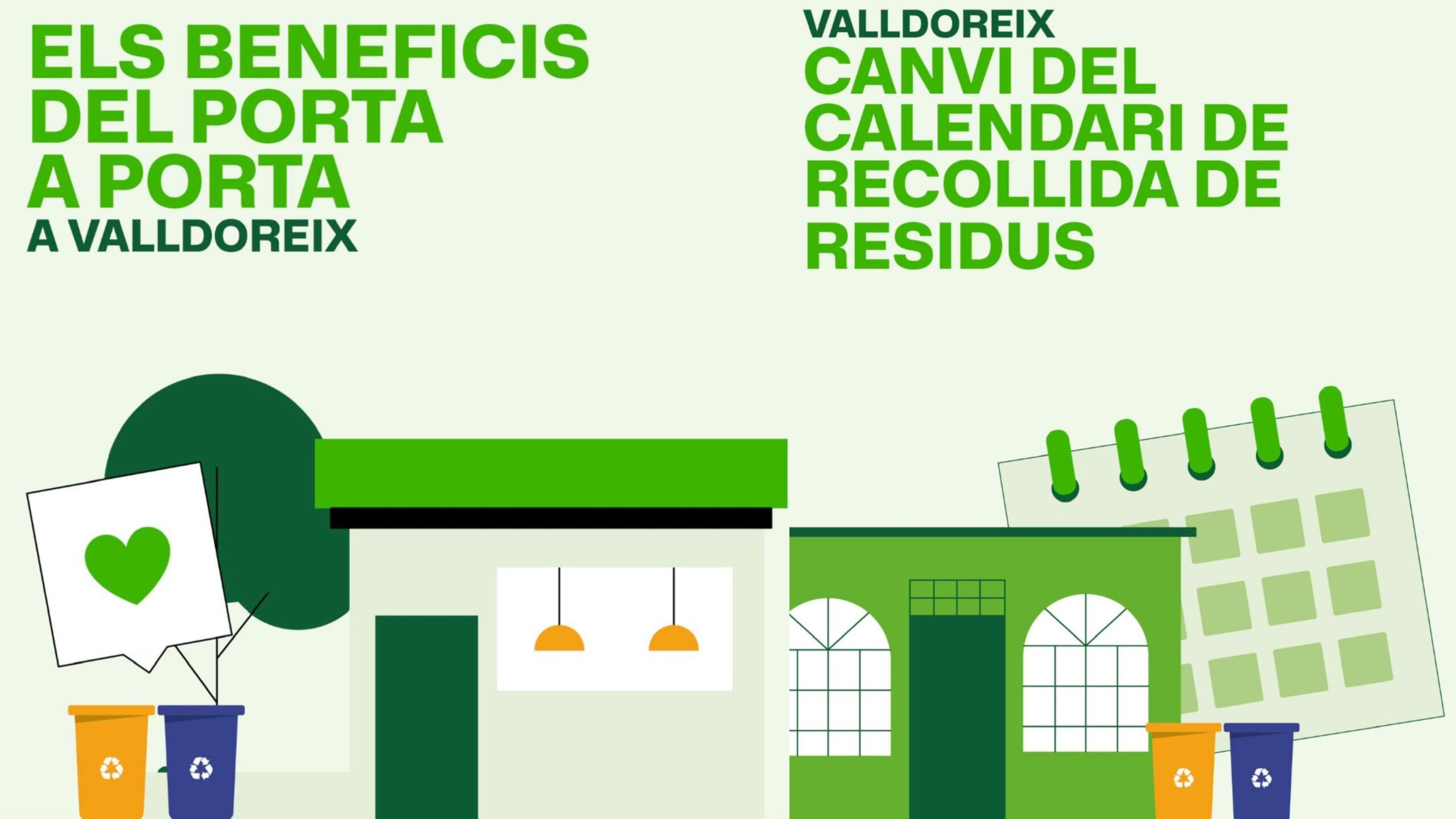 Valldoreix demana aturar temporalment el nou sistema de recollida de residus porta a porta