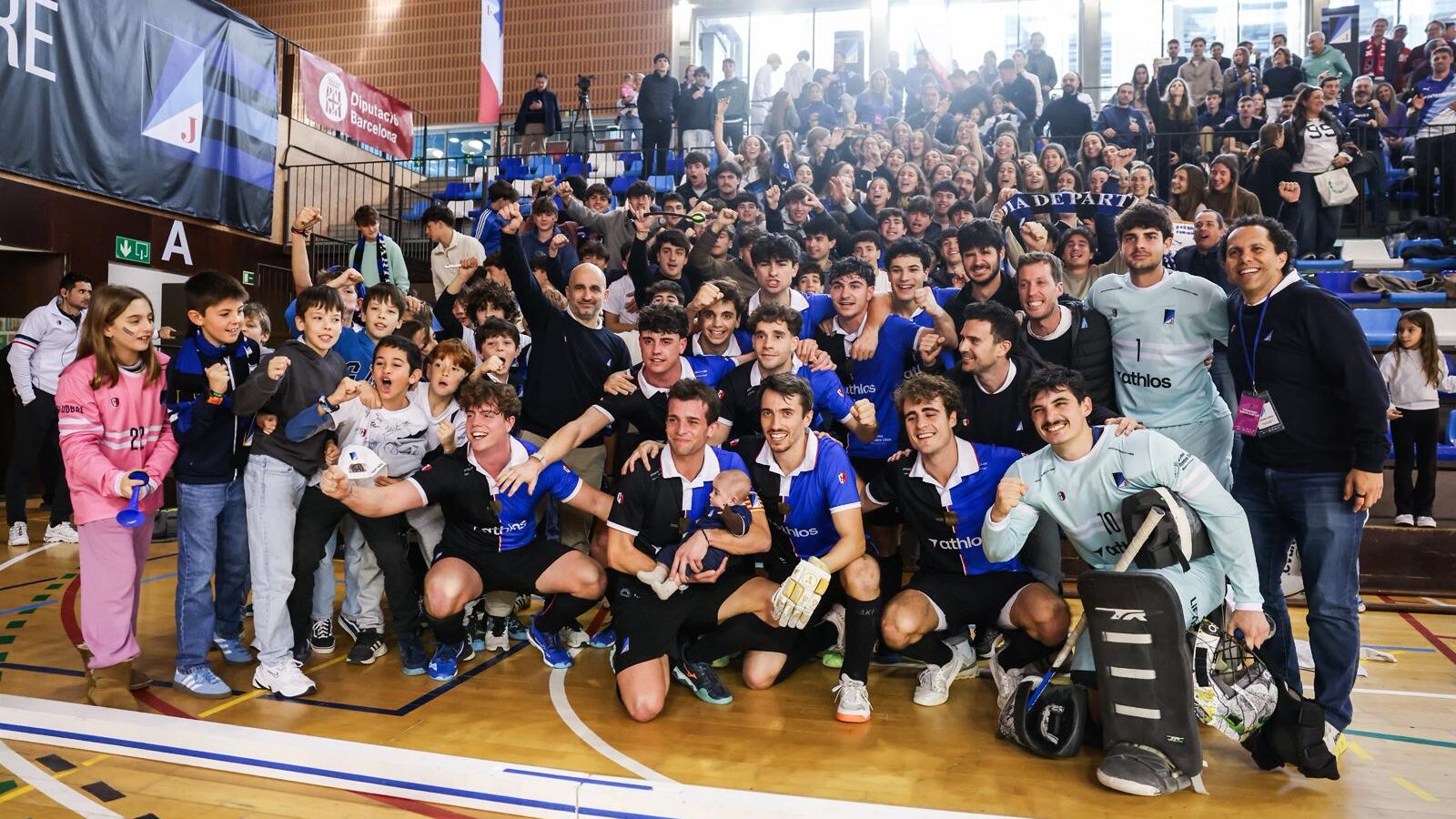 Bronze històric del Junior a l'Europeu d'hoquei sala a Sant Cugat