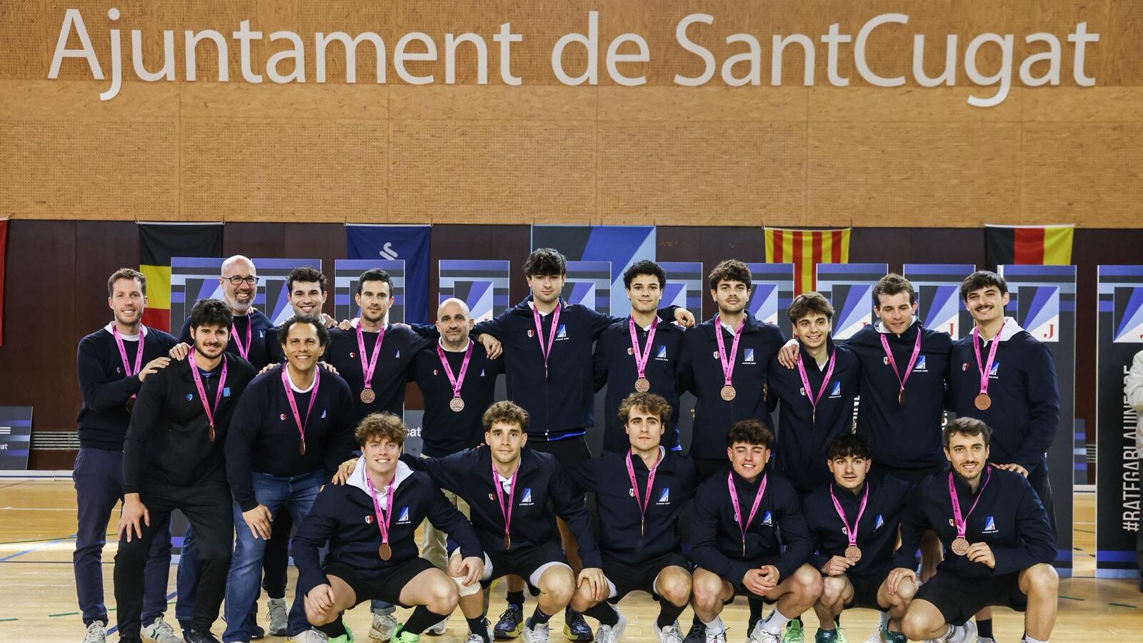 Fede González i Oriol Serrahima, protagonistes del bronze a l'Europeu