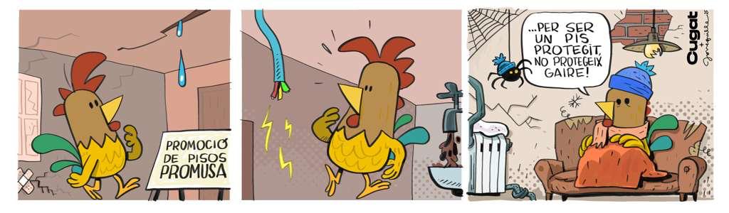 Tireta comica - Pisos de Protecció Oficial