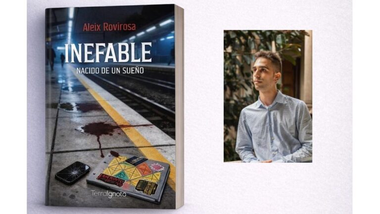 Cartell de la presentació del llibre 'Inefable. Nacido de un sueño' d'Aleix Rovirosa