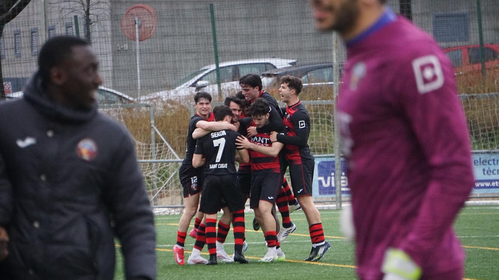 Exhibició ofensiva del SantCu amb golejada davant l'Atlètic Vilafranca
