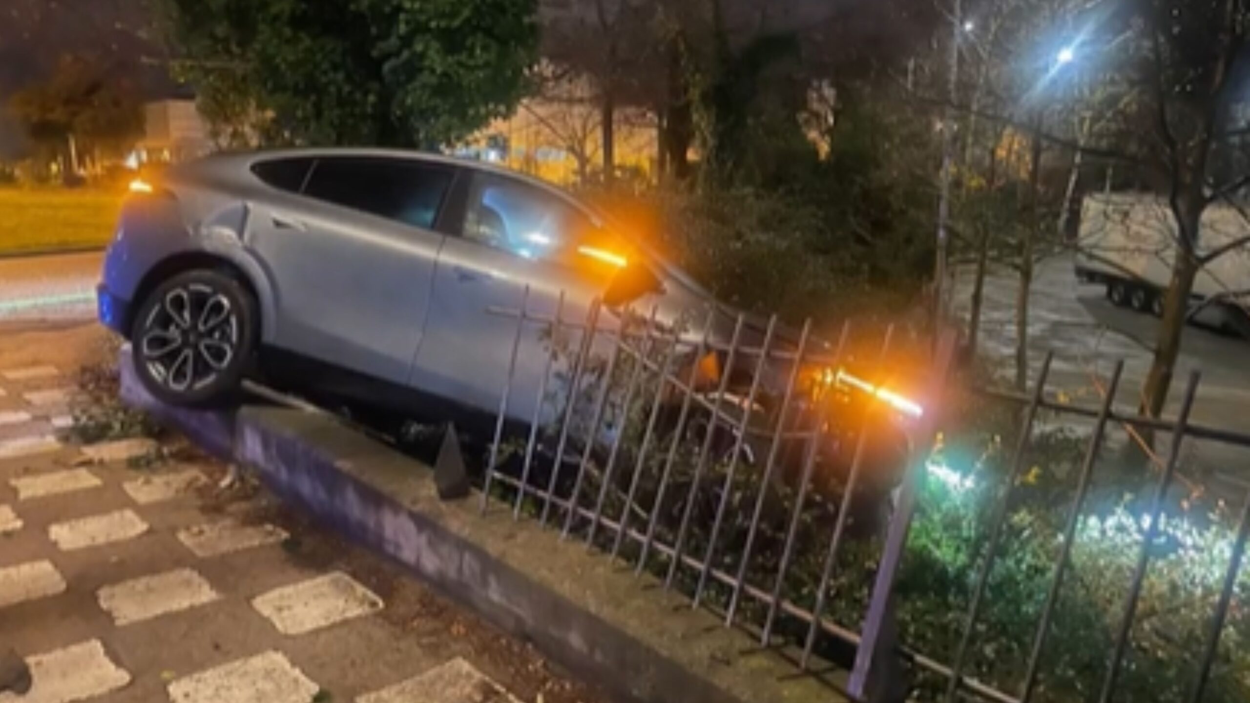 Accident amb positiu d'alcoholèmia a Sant Cugat