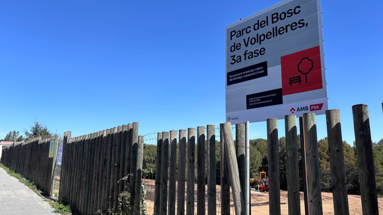 El parc del Bosc de Volpelleres s'ampliarà amb nous camins, vegetació mediterrània i espais d'estada