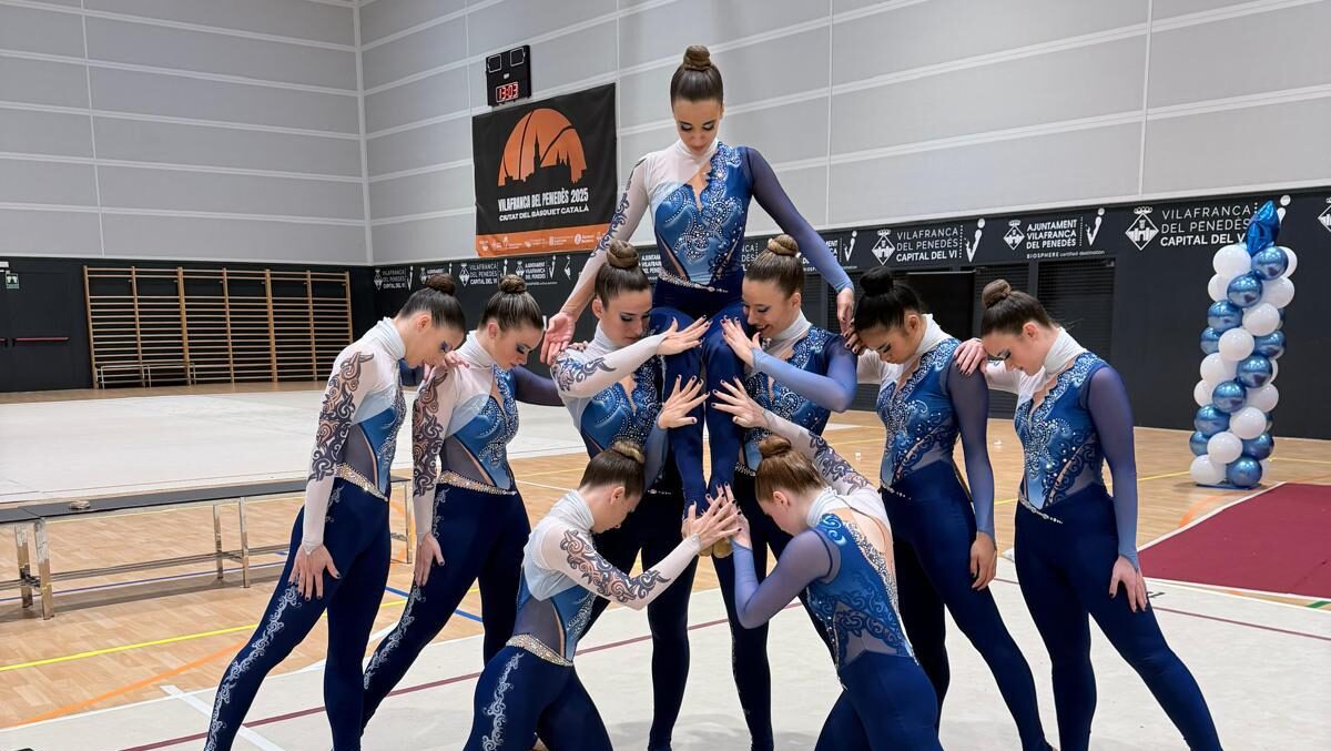 El Gimnàstica Sant Cugat fa història i disputarà la Copa del Món d'estètica