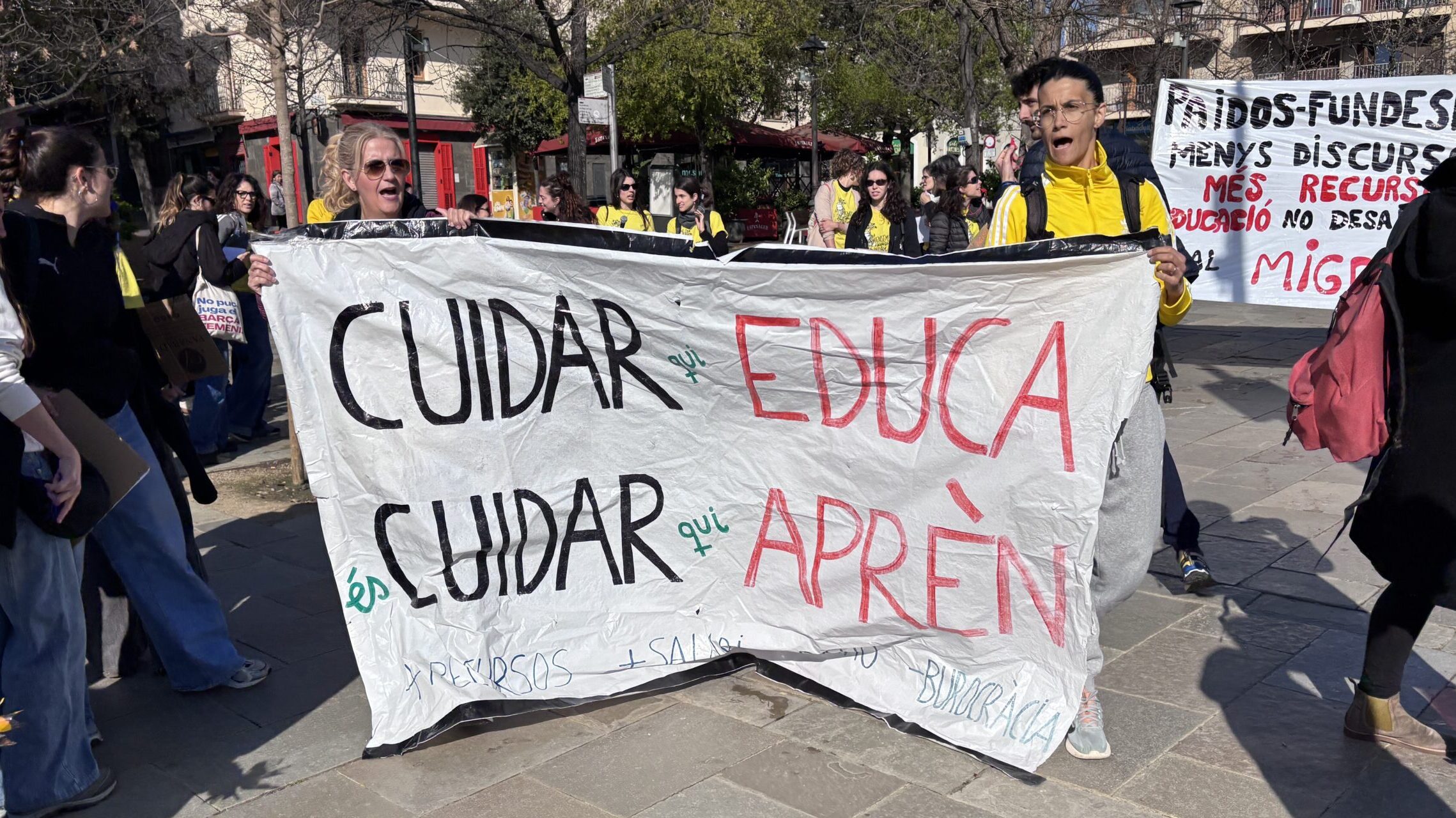 Els mestres santcugatencs també diuen no 