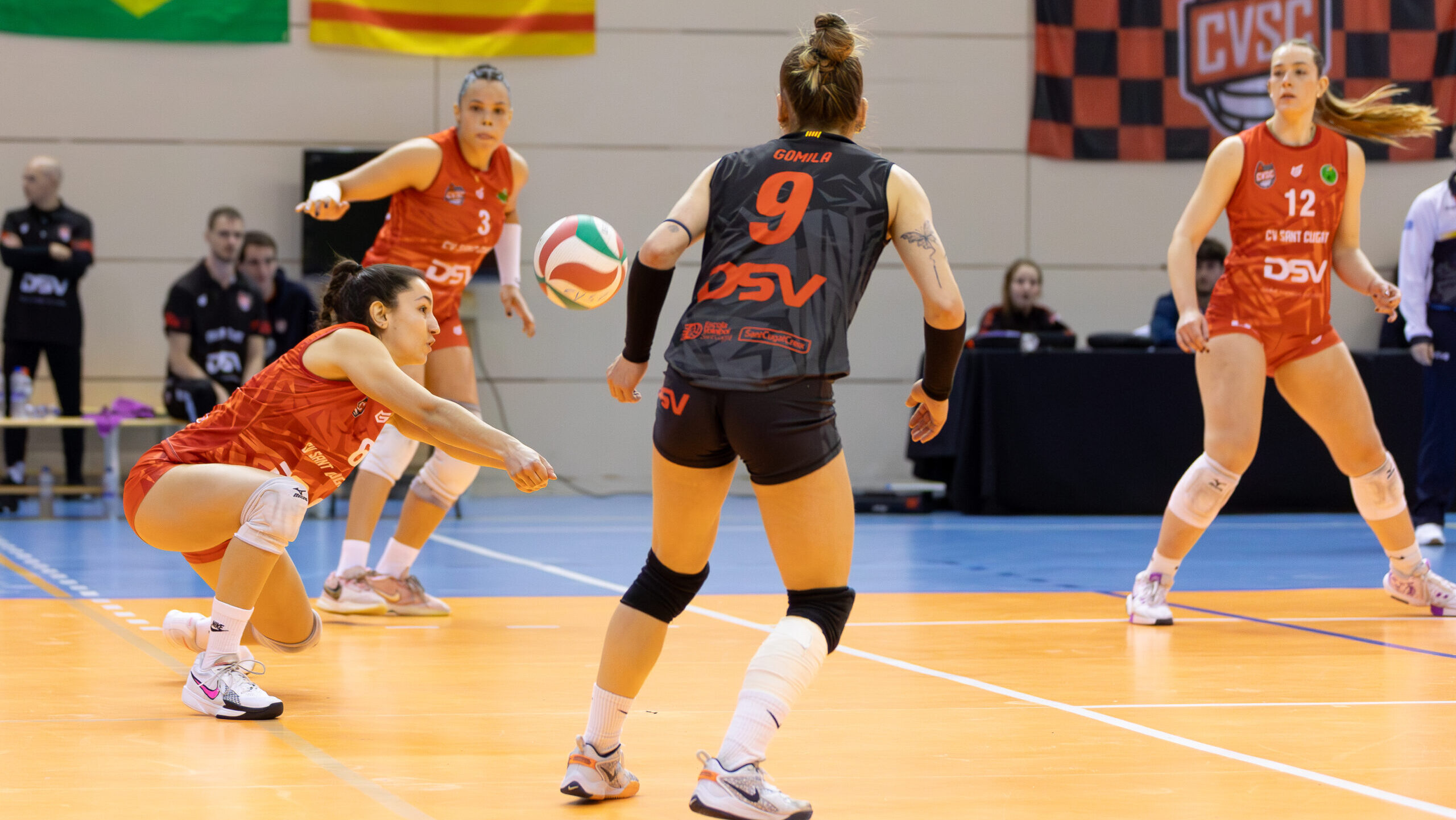 Caixa o faixa per al DSV Volei Sant Cugat a Sevilla aquest divendres