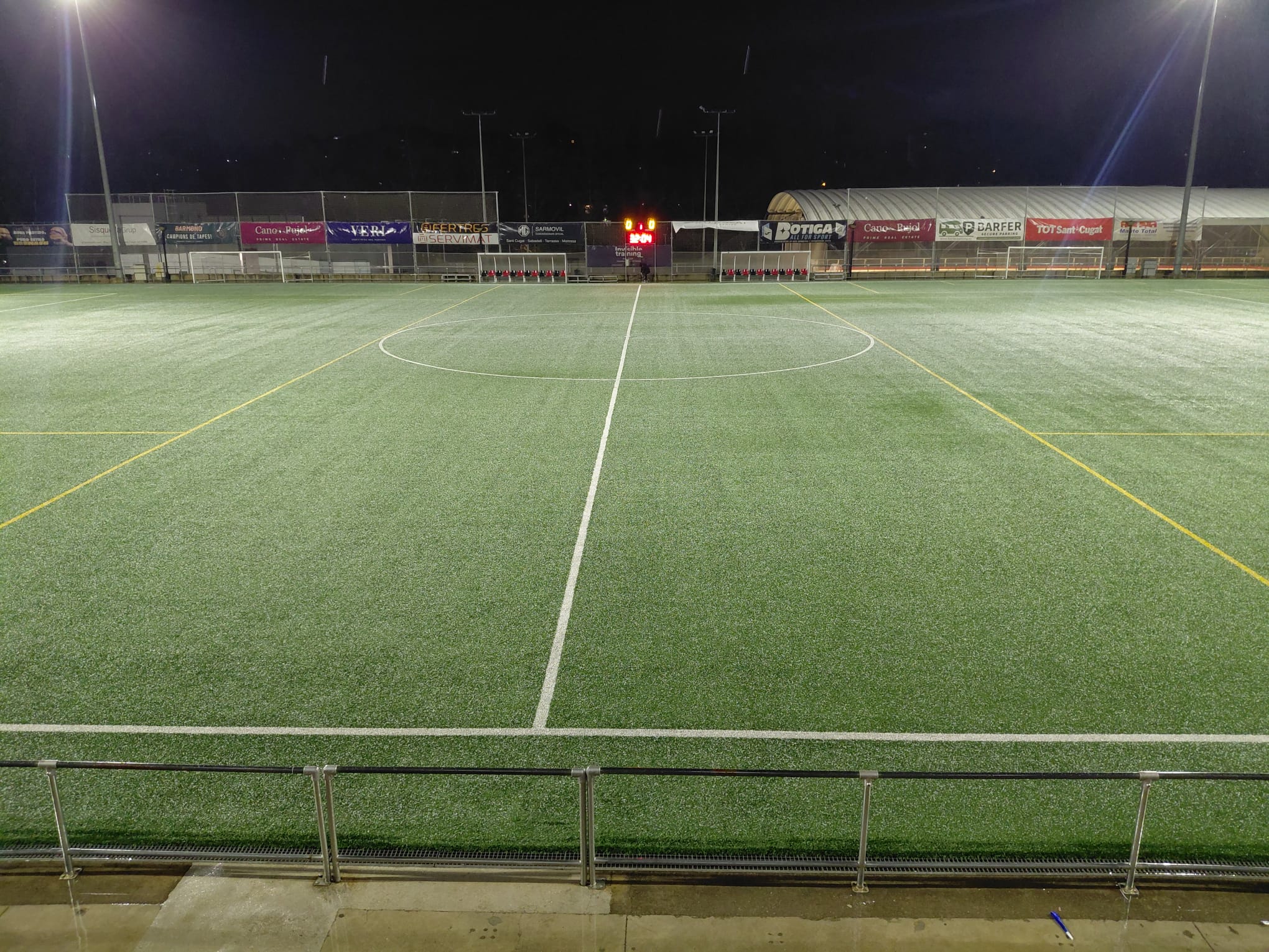 El SantCu-Martorell, suspès per la pluja