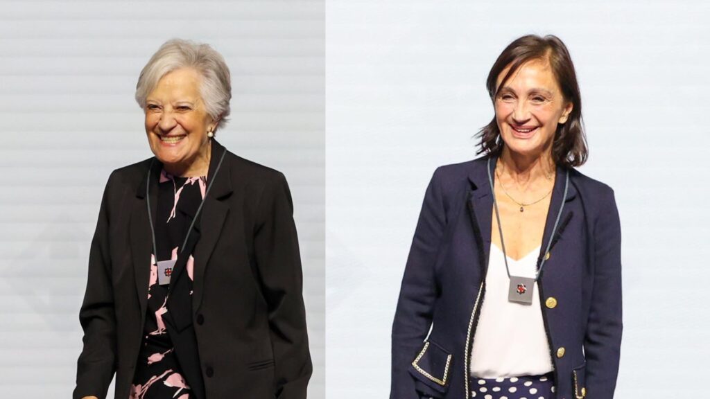 Alt: Reconeixement de país a una trajectòria: Sílvia Munt i Victòria Camps ja són Creu de Sant Jordi