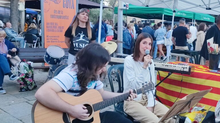 Alumnes de l'escola Fusió al Sant Jordi 2025