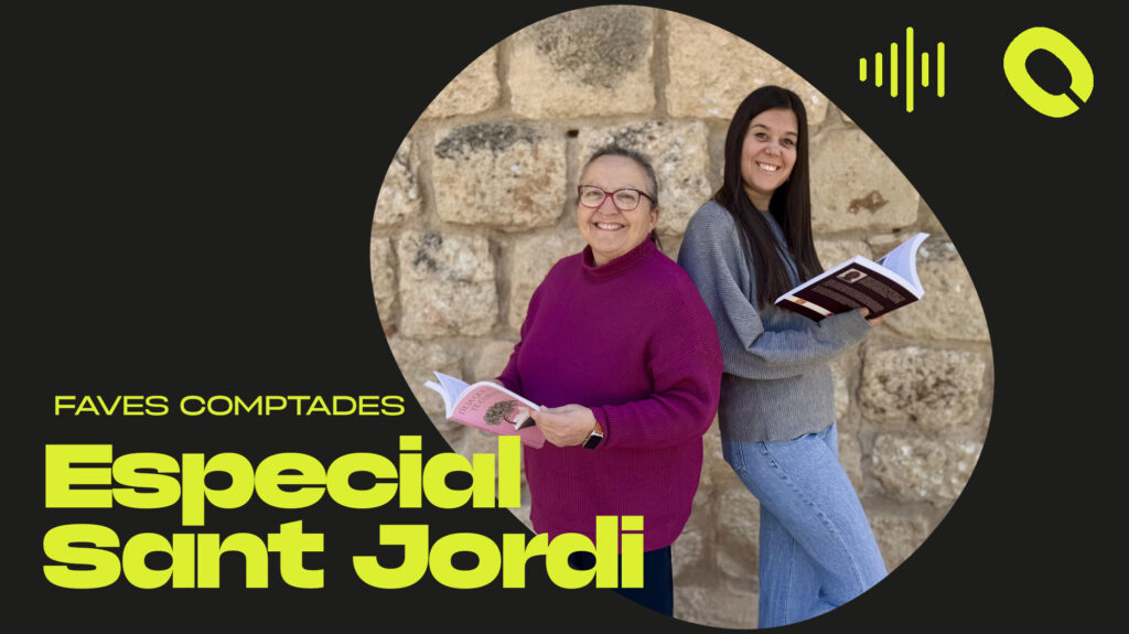 Alt: Cugat Mèdia surt al carrer per Sant Jordi