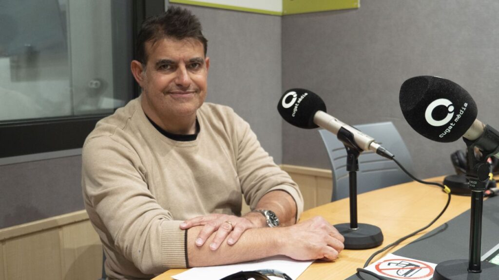 Lluís Fernández Alà, en una entrevista a Cugat Mèdia durant la campanya electoral de 2023