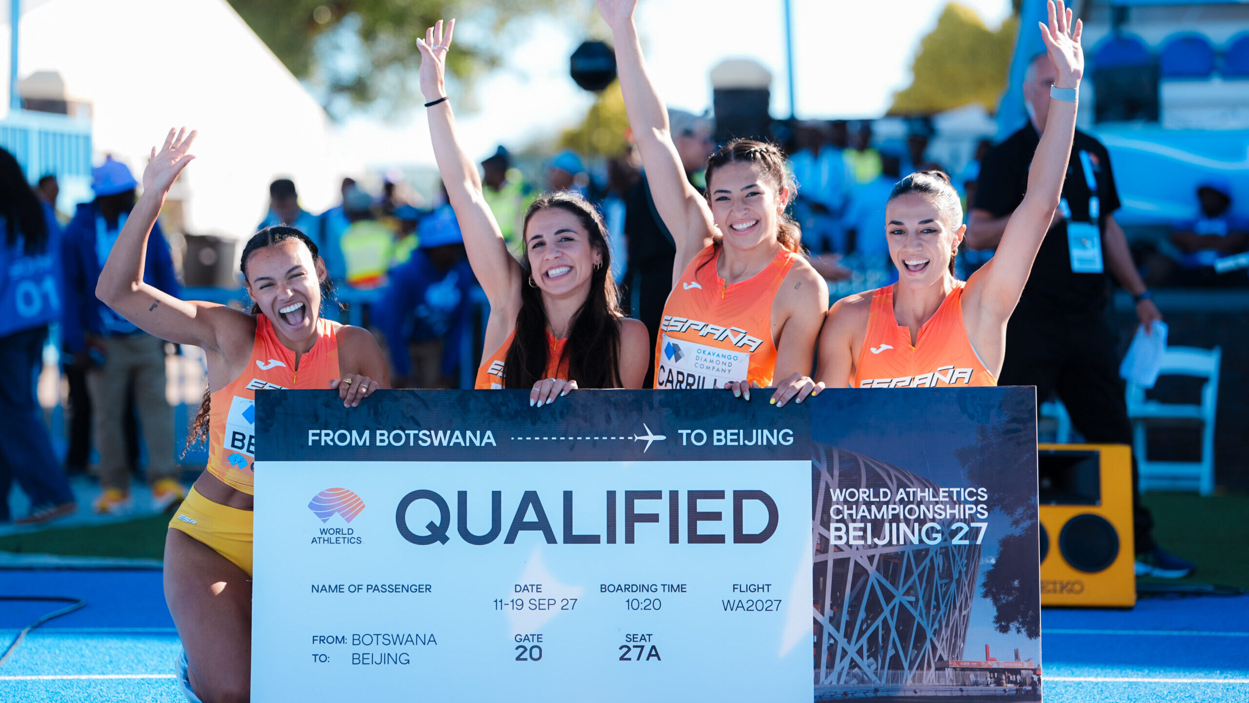 Jaël Bestué, bronze al World Athletics Relays del relleu 4x 100 metres