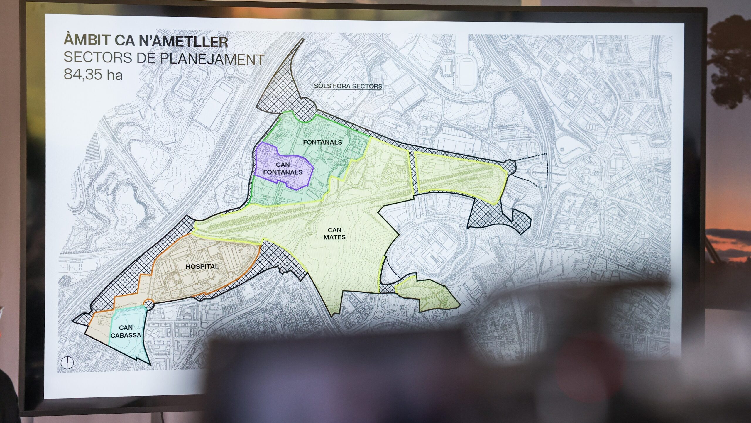 El futur barri de Ca n'Ametller evidencia discrepàncies sobre el creixement de Sant Cugat