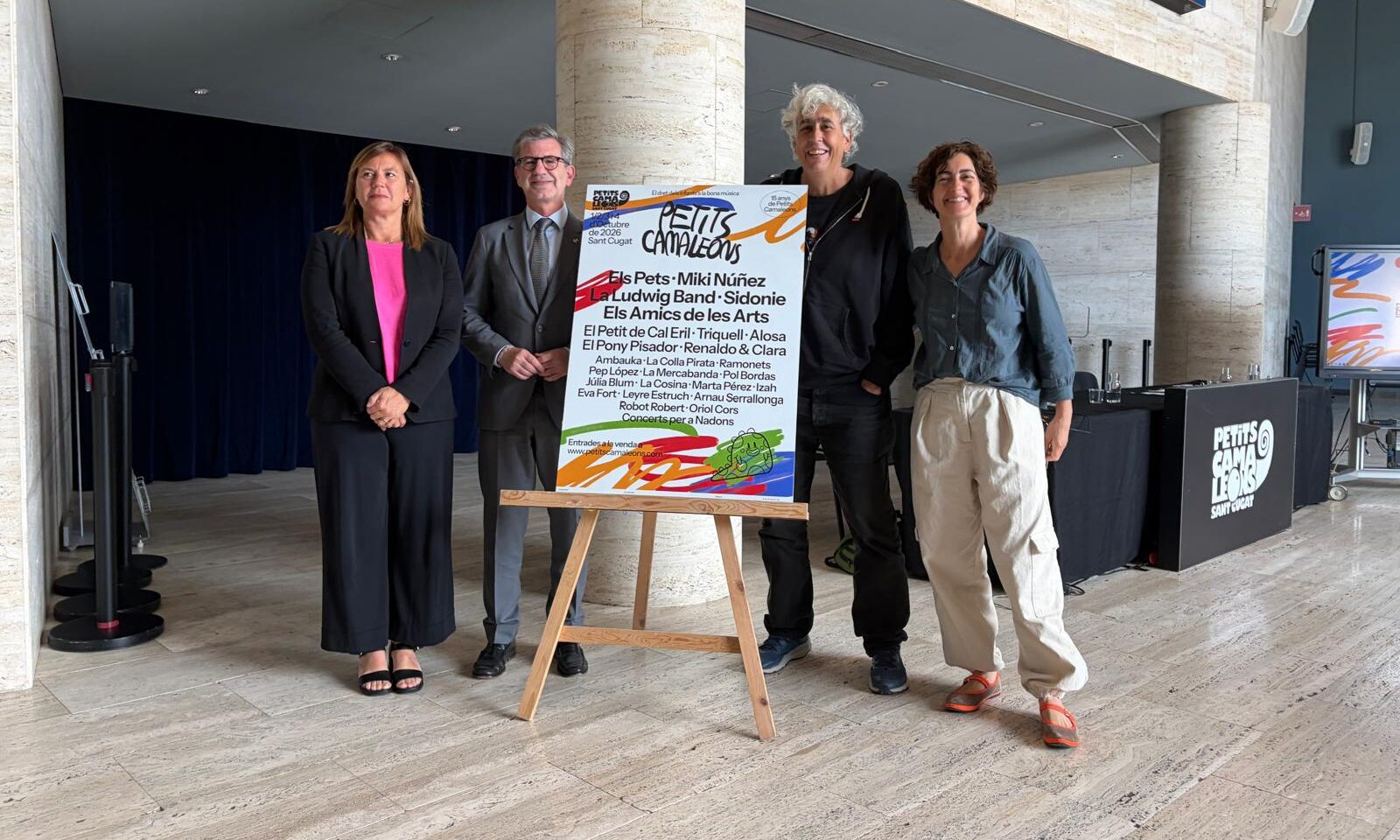 Els Pets, Miki Núñez, La Ludwig Band i els Amics de les Arts, caps de cartell dels Petits Camaleons